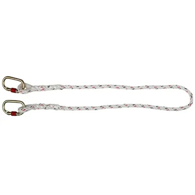 ISSAFE (ISF-03) 2 Meter 14 mm Polyamide Fall Restraint Lanyard with Carabiner Attachment & Anchorage