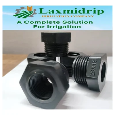 FARMKING 50pcs 1 Inch Male Thread to 1/2 Inch Female Threaded PVC Pipe Fittings Reducer Drip Irrigation Kit