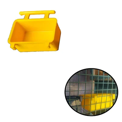 100 gram Feeder For Poultry Farming, Suitable For 1 to 2 Birds (Pack of 4)