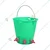 8L Calf Milk Feeding Bucket with 5 Teat Nipples | Durable Farm Milk Feeder for Calves Feeding Solution
