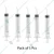 Gentle Hand Feeding Syringe With Curved Tip Ideal For Puppies, Kittens, Birds & More (Pack of 5)