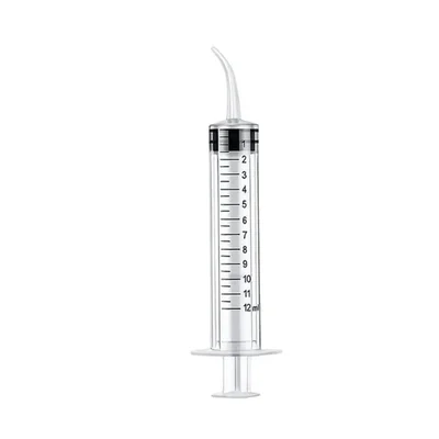 Gentle Hand Feeding Syringe With Curved Tip Ideal For Puppies, Kittens, Birds & More (Pack of 5)
