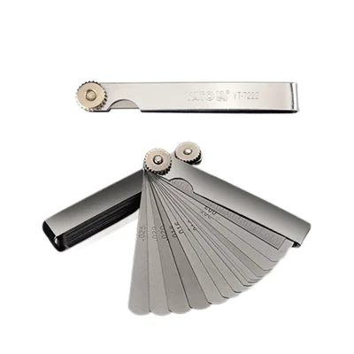 YATO YT 7222 Feeler Gauge with 10 Precision Blades for Accurate Gap Measurement in Automotive Industrial and Workshop Use