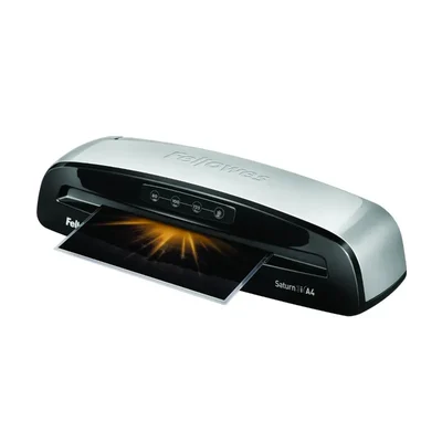 Fellowes 60-Second InstaHeat A4 Document Laminator Machine with Jam-Free System and 125 Micron Capacity Saturn 3i A4