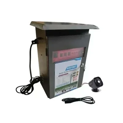 Urja Agricare Premium Quality 20 KV Power Fence Solar Zatka Machine for 80 Acre with Cable, Siren, 2 Pcs Warning Plates