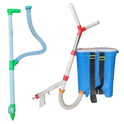 20 Kg Backpack Fertilizer Spreader for Fertilizing Various Crops with 2 Attachments