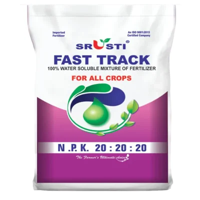 FARMROOT Fast Track NPK 20:20:20 Fertilizer Suitable for All Crops | 10 Kg