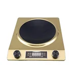 Premium 3KW Heavy Duty Fiber Body Wok Induction Cooktop for Cafeterias and Canteens