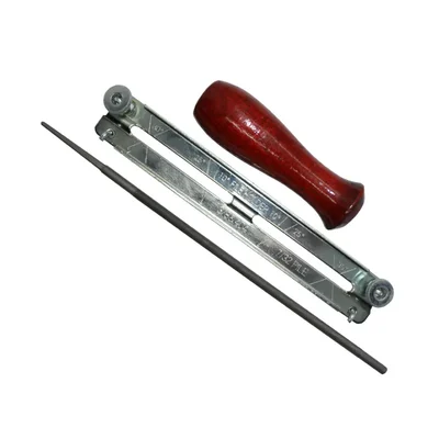 Heavy Duty File Holder With 4.8MM Wooden File Handle ,for Petrol Chainsaw, CS 146