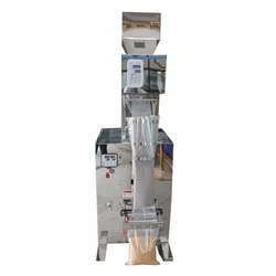 Automatic 1000 gm Weigh Fill and Sealing Machine with Two Side and Back Sealing(Center Seal) with Batch Coder Machine 