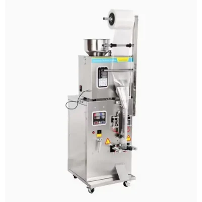 Automatic 5 to 100 gm Weigh Fill and Sealing Machine(Four Side Sealing) With Approx. 2-3kg Transparent Roll