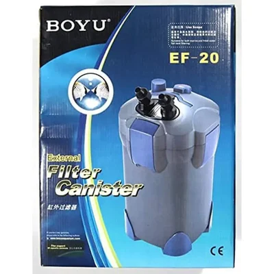 Boyu EF 20 External Canister Filter 15W 400l/h Suitable For Midium Size Fish Tank