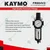 Kaymo 1/2" Filter Regulator Air Control Unit, 5 Micron Filter (FR884V2)