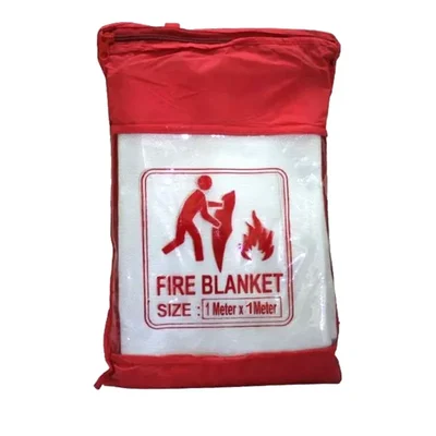 Agni Shield 1 x 1 Meter 500 GSM Fiberglass Fire Blanket