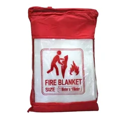 Agni Shield 1 x 1 Meter 500 GSM Fiberglass Fire Blanket