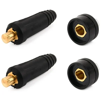 Fireweld 35-50 2 Pcs Male and 2 Pcs Female Welding Cable With Machine Connectors