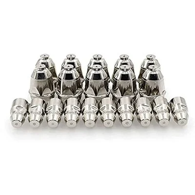 Fireweld P-80 10 Pcs 1.3 mm Nozzle and 10 Pcs Electrode for Plasma Cutting Torch