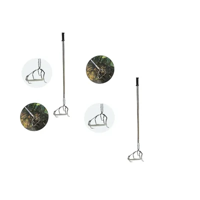 2 in 1 Culti-Weeder/ Hand Weeder/ Garden Hose with 5 Feet Mild Steel Handle(Pack Of 2)