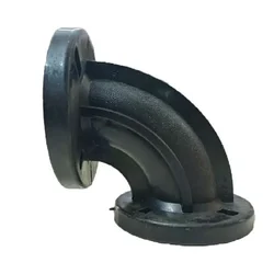  PP Flanged Bend Elbow 3″*3″ For Pipe Fittings