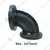 PP Flanged Bend Elbow 3″*3″ For Pipe Fittings