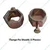 Flange Fix Sheath (3 Pieces) For 105-135 Gear Box of 4 Stroke (178F, 186F, 188F & 177F) Power Tiller, E12857014