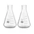 SBT 2 pcs Borosilicate 3.3 Glass 250ml Conical Flask with Graduation Marks for School, Collage, Laboratory