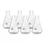 SBT 6 pcs Borosilicate 3.3 Glass 250ml Conical Flask with Graduation Marks for School, Collage, Laboratory
