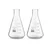 SBT 2 pcs Borosilicate 3.3 Glass 500ml Conical Flask with Graduation Marks for School, Collage, Laboratory