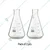 SBT 2 pcs Borosilicate 3.3 Glass 500ml Conical Flask with Graduation Marks for School, Collage, Laboratory