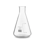 SBT Borosilicate 3.3 Glass 50ml Conical Flask with Graduation Marks for Laboratory