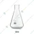 SBT Borosilicate 3.3 Glass 50ml Conical Flask with Graduation Marks for Laboratory