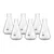 SBT 6 pcs Borosilicate 3.3 Glass 50ml Conical Flask with Graduation Marks for School, Collage, Laboratory