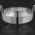 Mira Steel 26 inch Flat Ghevar Kadai 3 MM Thick Kitchenware with Stainless Steel Body