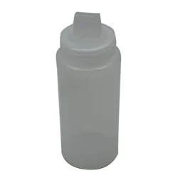 Flat Nozzle Squeeze Bottle, Suitable for Ketchup, Salad Dressing, Mustard Sauce, Cake Decoration, Waffle Batter (Pack of 10)(Size-710 ml )