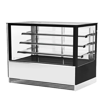 Elanpro EDC 1501 F3 Titanium Refrigerated Flat Showcase with Heated Glass