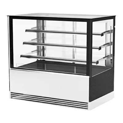 Elanpro EDC 901 F3 Titanium Refrigerated Flat Showcase with Heated Glass