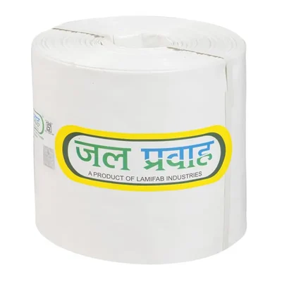 Jal Pravah HDPE, UV Protected, Multi-Layered Lapeta Tube PIpe 7 inch 30 meter with Repair Kit (7 inch/175 mm)