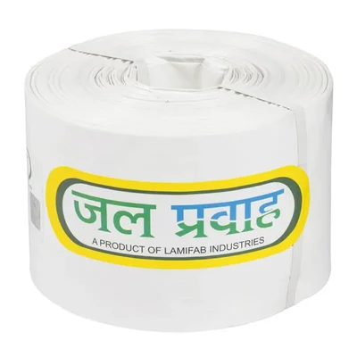 Jal Pravah HDPE, UV Protected, Multi-Layered Lapeta Tube PIpe 4 inch 60 meter with Repair Kit (4 inch/110 mm)