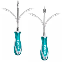 Total 12 Pcs Flexible shaft screwdriver set (THT250FL1206) Pack of  2