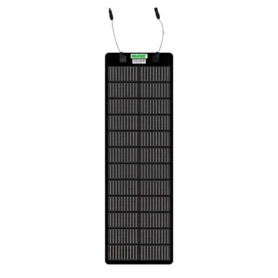 WAAREE 55W Flexible Solar Panel for RVs and Boats Lightweight Bendable Mono PERC