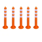 MM Flexible Spring Post With 3 White Reflective Tape ( Pack of 4 )