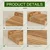 Ecofynd WSH002 Floating Wooden Wall Shelves for Stylish & Space Saving Home Decor(Pack of 2)