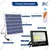 GIGAWATTS 100W Solar Flood Light with 15W Panel & Remote Control Rechargeable 6V Cool White Lights for Garden Lawn Camping And Outdoor Usage  