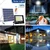 GIGAWATTS 100W Solar Flood Light with 15W Panel & Remote Control Rechargeable 6V Cool White Lights for Garden Lawn Camping And Outdoor Usage  