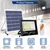 GIGAWATTS 100W Solar Flood Light with 15W Panel & Remote Control Rechargeable 6V Cool White Lights for Garden Lawn Camping And Outdoor Usage  