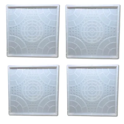 RK Plastic Flower Tile Mould | 12" x 12" (Pack Of 4)