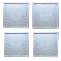 RK Plastic Flower Tile Mould | 12" x 12" (Pack Of 4)
