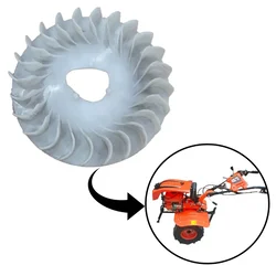 Flywheel for 2 in 1 (Self Start & Key Start) 7 HP Power Weeder, Petrol Engine