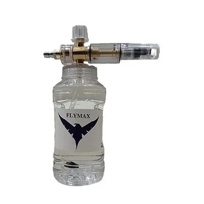Flymax Transparent Bottle Foam Gun For Car Washing Purpose