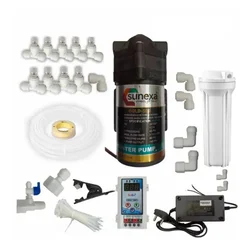 FARMKING Fogger Kit of 10 Brass Nozzles with Timer, Filter and Other Accessories (6 Months Warranty)